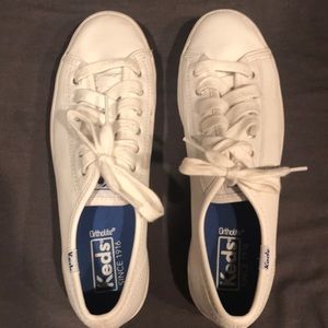 Keds triple kick leather platform sneaker
